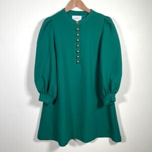Pomander Place Samantha Dress Medium Green Preppy Party Classic Glam Tuckernuck